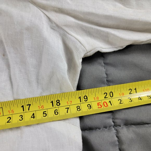 Robert Graham Womens Medium White Green Embroidered Tunic Shirt Long Sleeve - Picture 7 of 9